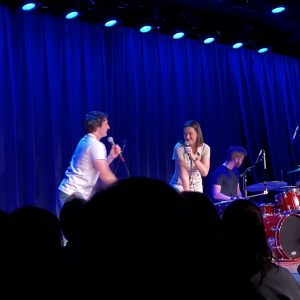 Jessica McKenna and Zach Reino of Off Book perform at The Ark