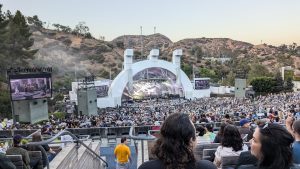 (Above: Opening of the show @ Hollywood Bowl)