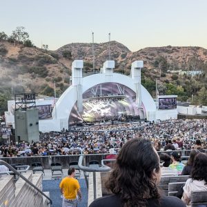(Above: Opening of the show @ Hollywood Bowl)