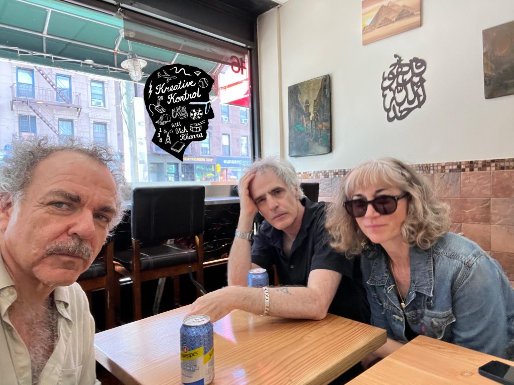 A publicity selfie of the Trio.